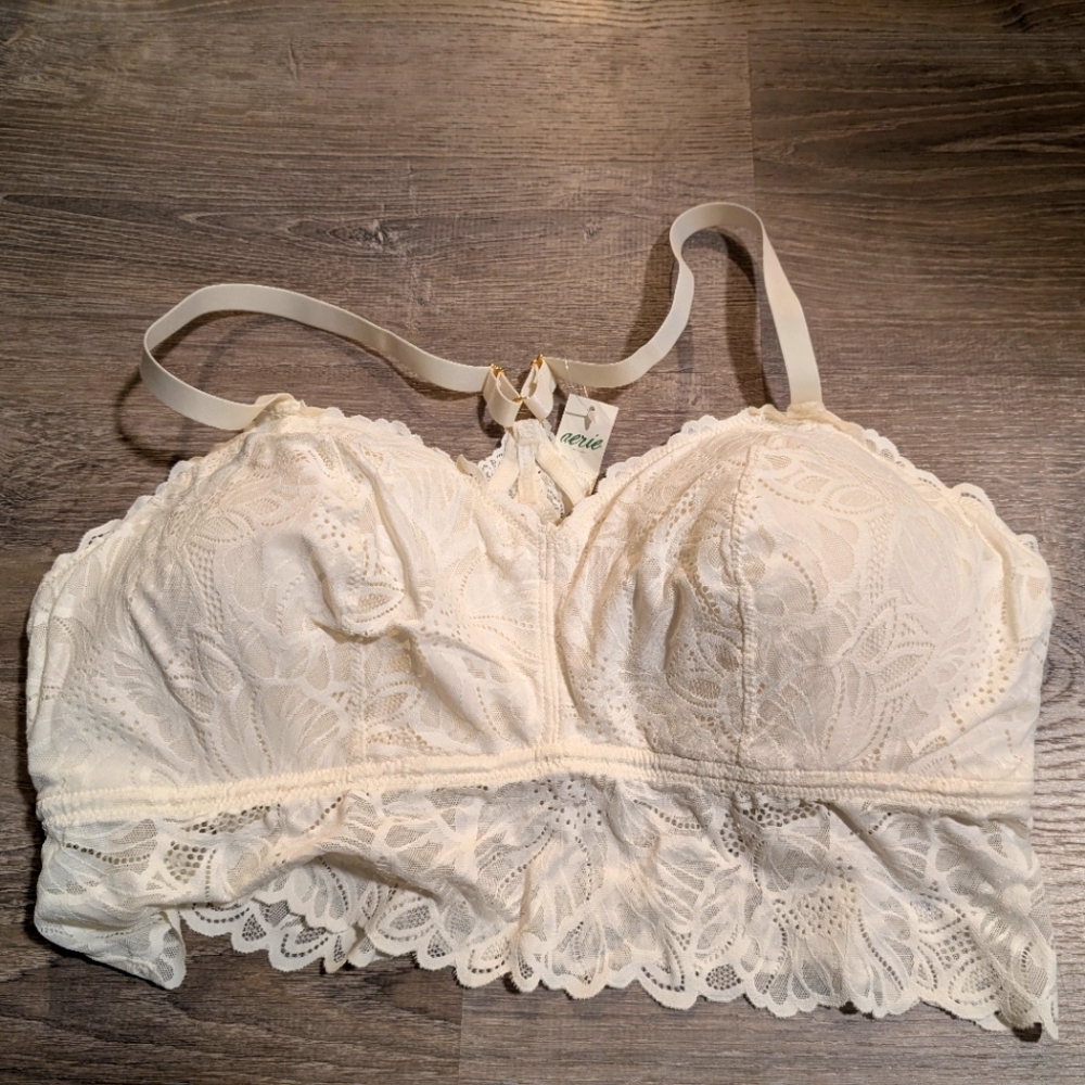 Aerie new with tags XXL white bralet